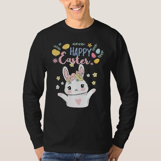 Camiseta Happy Easter Busy Easter Bunny (Frente)