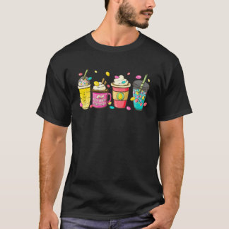 Camiseta Happy Easter Coffee for Women Bunny Latte Easter