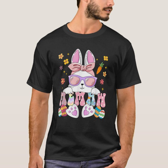 Camiseta Happy Easter Day Memaw Bunny Matching Family Easte (Frente)