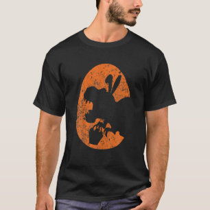 Camiseta Happy Eastrawawr Trex Easter Bunny Egg Funny Dinos