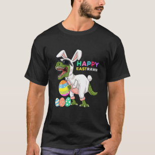 Camiseta Happy Eastrawawt Rex Easter Bunny Dinosaur Egs Bo