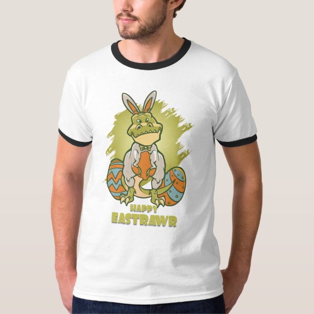 Camiseta Happy Eastrawr | Dedo masculino (Frente)