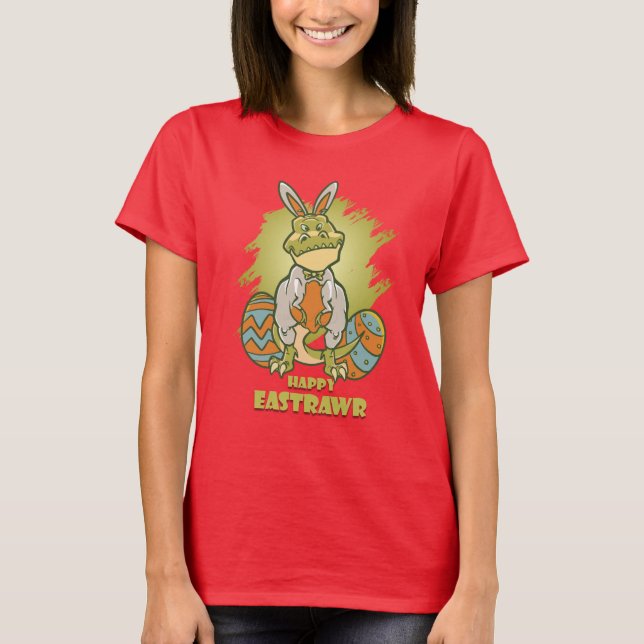 Camiseta Happy Eastrawr | Mulheres (Frente)