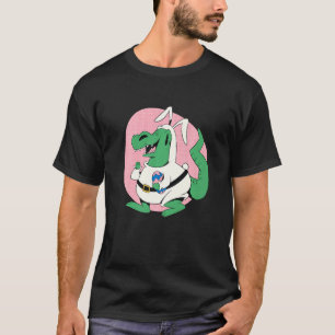Camiseta Happy Eastrawr Rex Dinosaur Easter Bunny Egg Costu