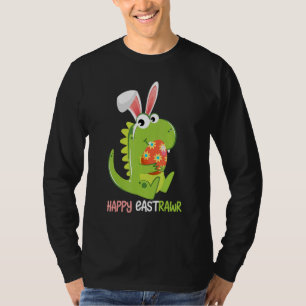 Camiseta Happy Eastrawr Rex Dinosaur Easter Bunny Egg Costu