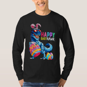 Camiseta Happy Eastrawr Rex Dinosaur Easter Bunny Egg Costu