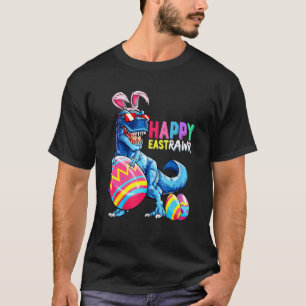 Camiseta Happy Eastrawr Rex Dinosaur Easter Bunny Egg Costu