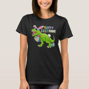 Camiseta Happy Eastrawr Rex Dinosaur Easter Bunny Egg Costu