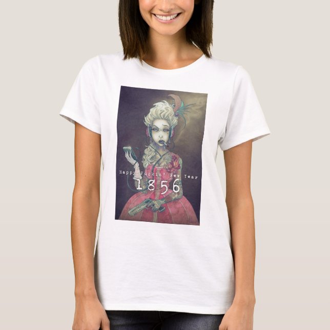 Camiseta Happy f***ing new year 18.56 (Frente)