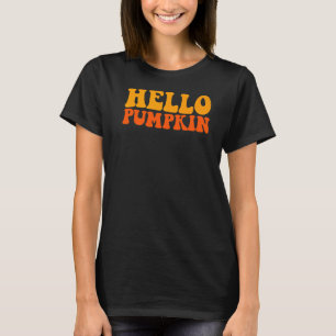 Camiseta Happy Fall Hello Pumpkin Retro Fall Autumn Vibs M