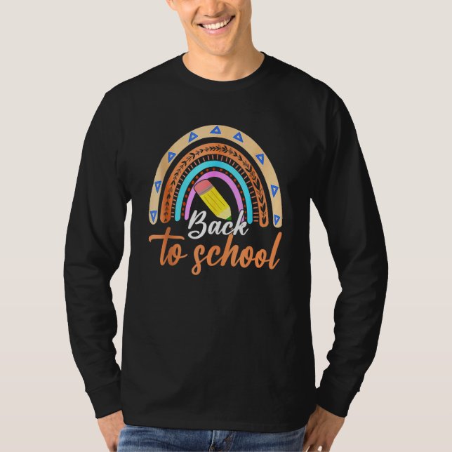 Camiseta Happy First Day Of School Welcome Back To School S (Frente)