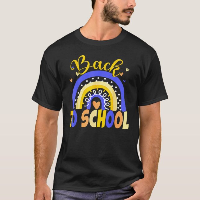 Camiseta Happy First Day Of School Welcome Back To School S (Frente)
