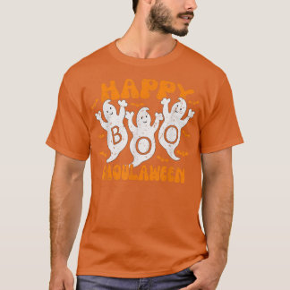 Camiseta Happy Ghoulaween Halloween Funny Ghosts Trio With