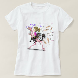 Camiseta Happy Girl and Ostrich - Equipe de corridas - Dese