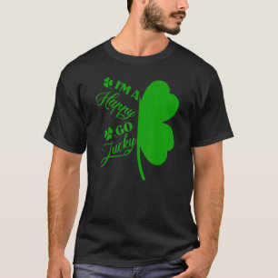 Camiseta Happy Go Lucky Shamrock Lucky Saint Patrick's Day