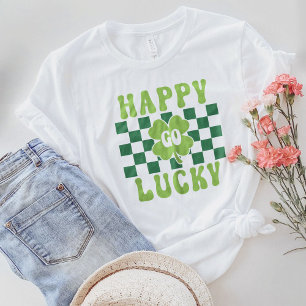 Camiseta Happy Go Lucky Shirt, St Patrick's Day T-Shirt