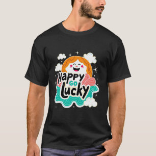 Camiseta Happy Go Lucky: Sol alegre e víbora positiva