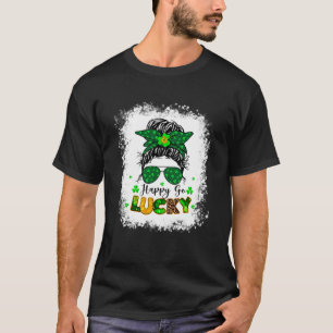 Camiseta Happy Go Sortuda Bun Mãe Sangrenta Pat Shamrock