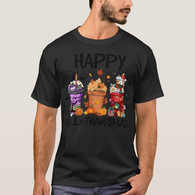 Camiseta Happy Hallothanksmas (Frente)
