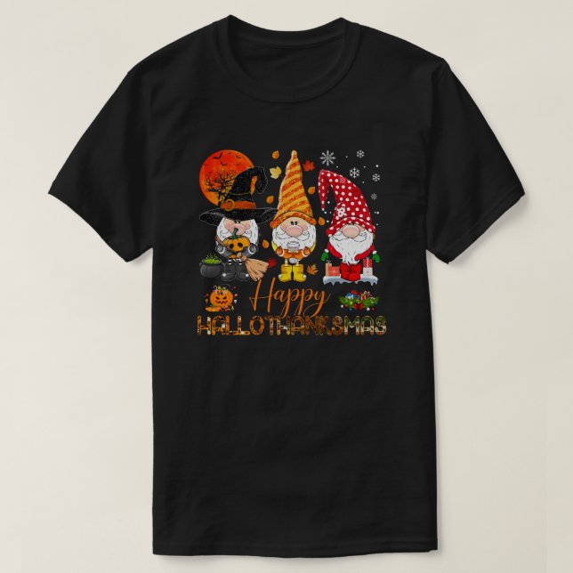 Camiseta Happy Hallothanksmas (Frente do Design)