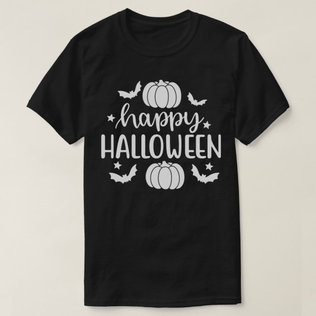 Camiseta Happy Halloween  (Frente do Design)