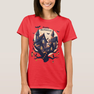 Camiseta “Happy Halloween” Casa Assombrada