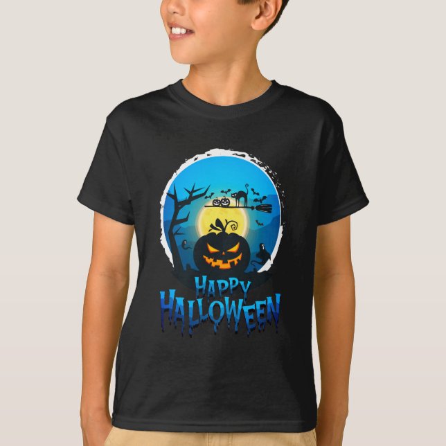 Camiseta Happy Halloween Costume T-Shirt (Frente)