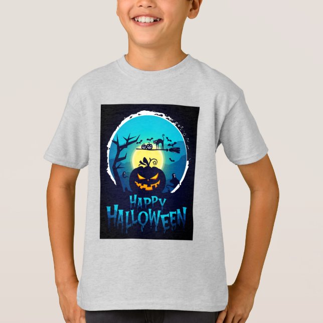 Camiseta Happy Halloween Costume T-Shirt (Frente)