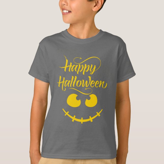 Camiseta Happy Halloween Costume T-Shirt (Frente)