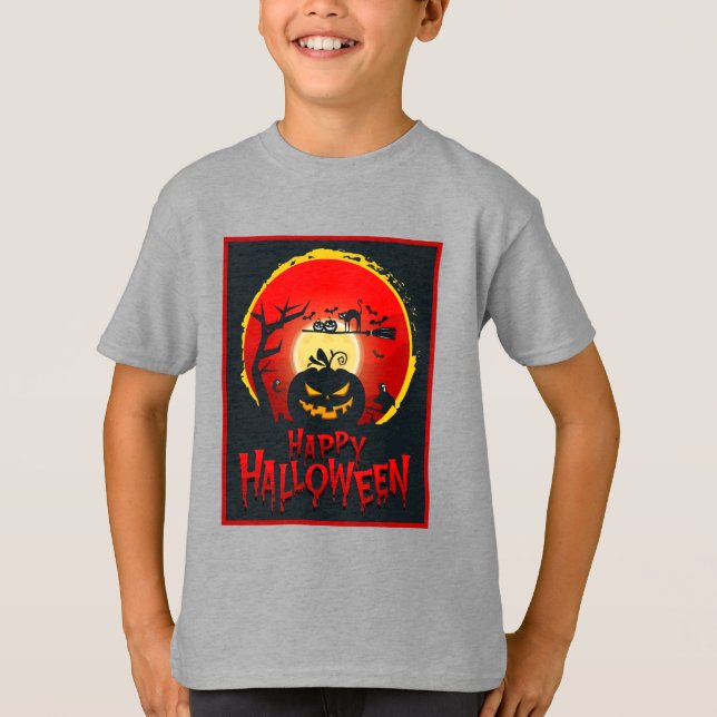 Camiseta Happy Halloween Costume T-Shirt (Frente)