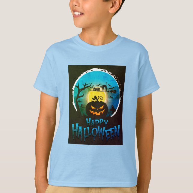 Camiseta Happy Halloween Costume T-Shirt (Frente)