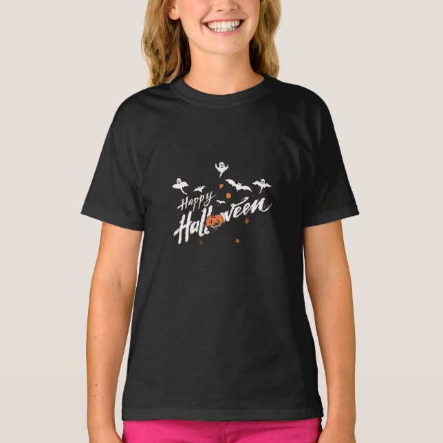 Camiseta Happy Halloween Kids T-Shirt (Frente)