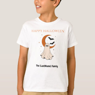 Camiseta Happy Halloween / Noche de Brujas Minimalista