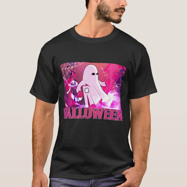 Camiseta Happy Halloween: Party Night 2024 #5 Herren Tshirt (Frente)