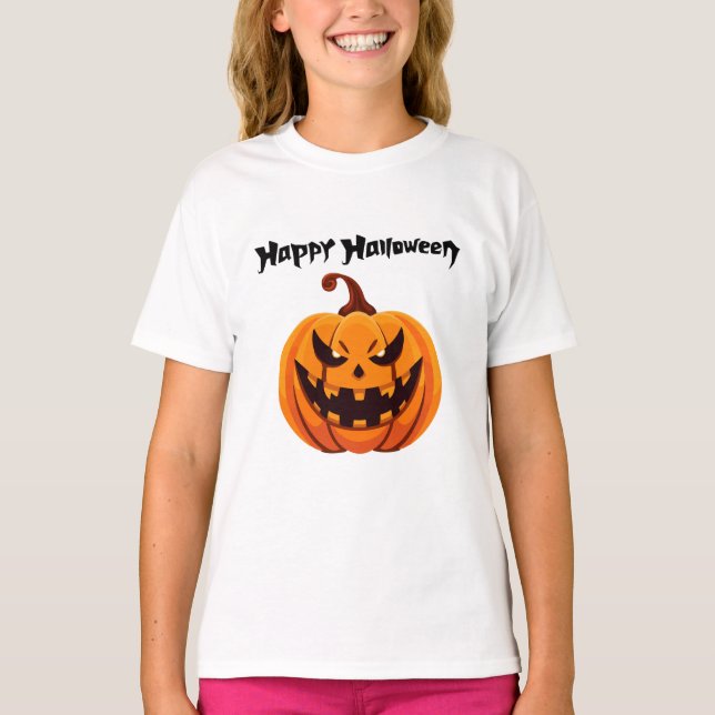 Camiseta Happy Halloween T-shirt (Frente)