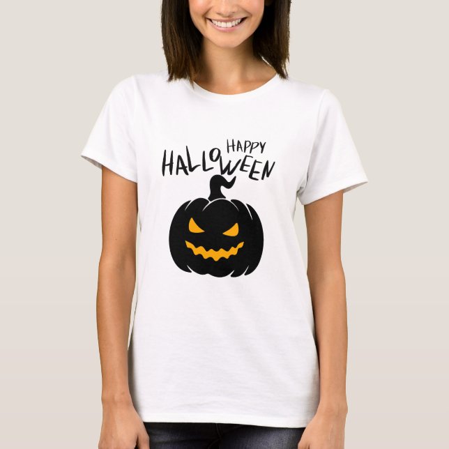 Camiseta Happy Halloween T-shirt (Frente)