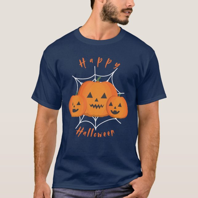 Camiseta Happy Halloween T-Shirt (Frente)