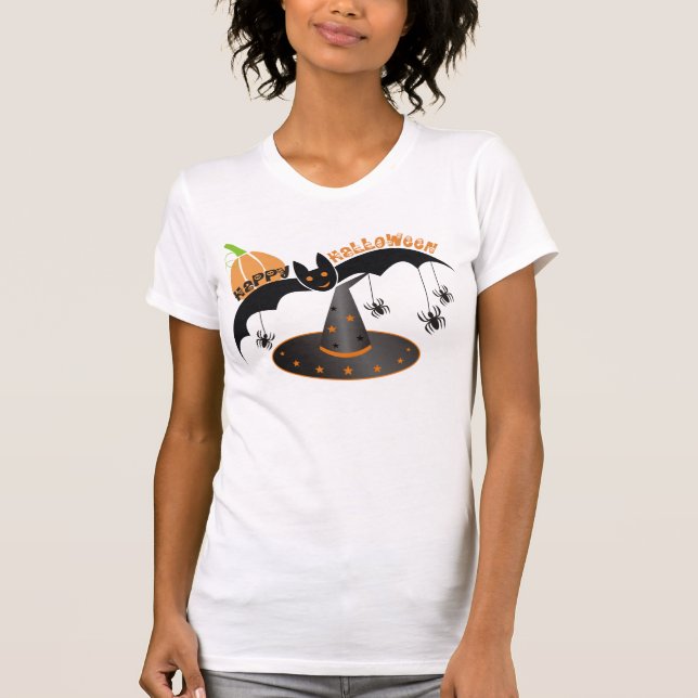 Camiseta Happy Halloween T-Shirts (Frente)