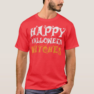 Camiseta Happy Halloween Witches Funny 4397