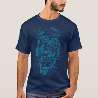 Camiseta Happy Halloween Zombie Head 4402