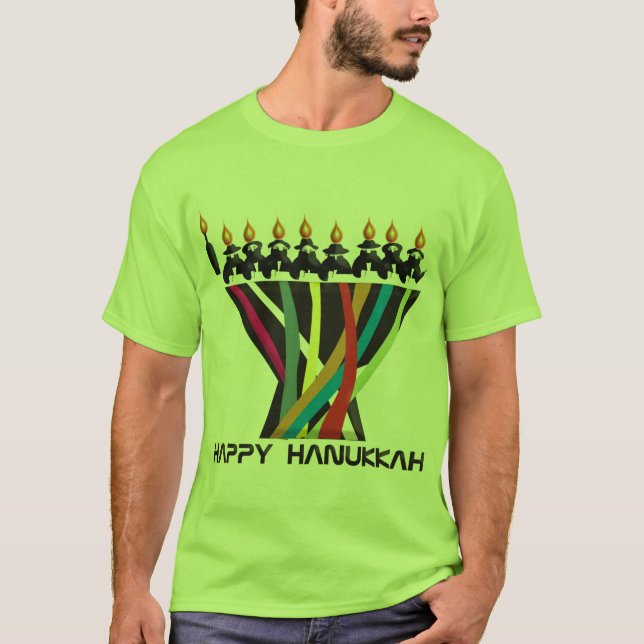 Camiseta Happy Hanukkah (Frente)