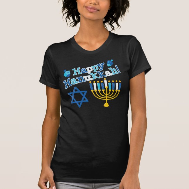 Camiseta Happy Hanukkah (Frente)