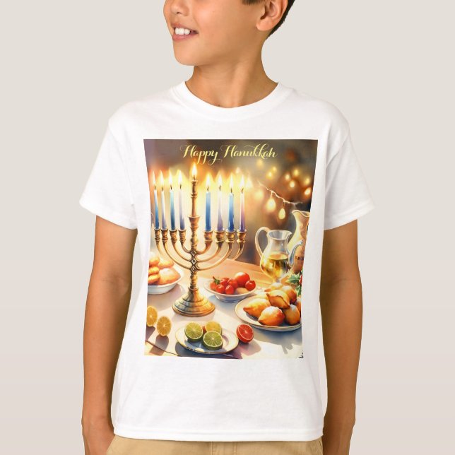 Camiseta Happy Hanukkah (Frente)