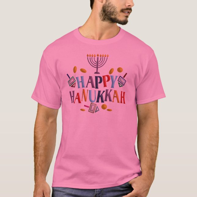Camiseta Happy Hanukkah (Frente)