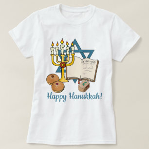 Camiseta Happy Hanukkah