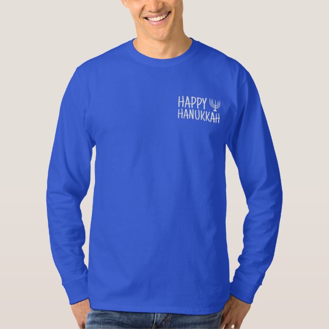 Camiseta Happy Hanukkah (Frente)