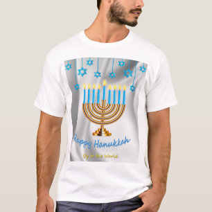 Camiseta Happy Hanukkah