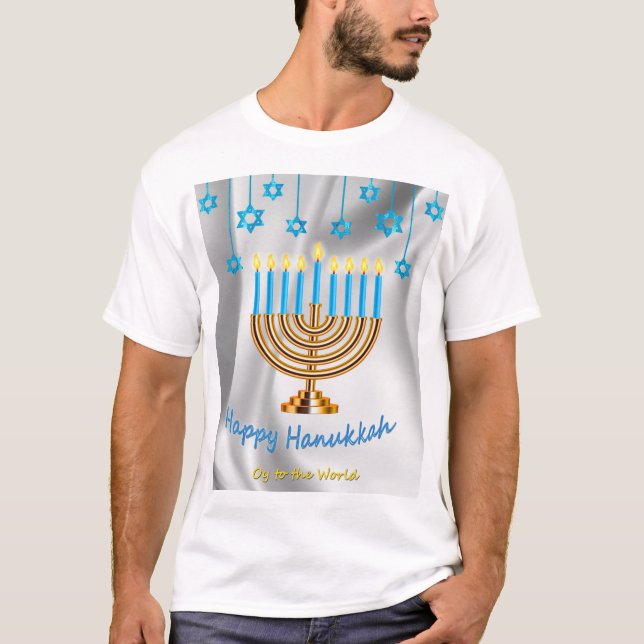 Camiseta Happy Hanukkah (Frente)