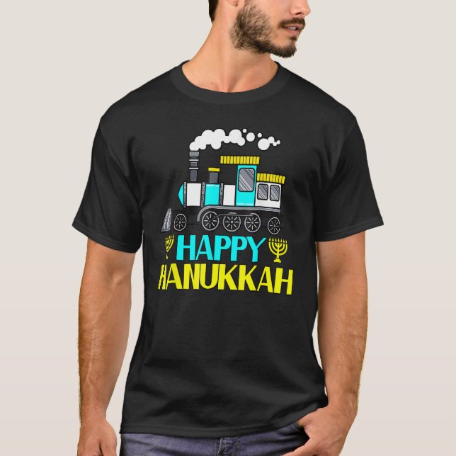 Camiseta Happy Hanukkah Cool Menorah Chanukah Jewish Holida (Frente)