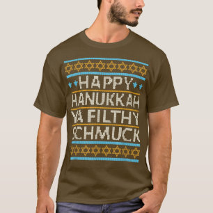 Camiseta Happy Hanukkah Ya Suthy Schmuck Engraçado Judeu Ho